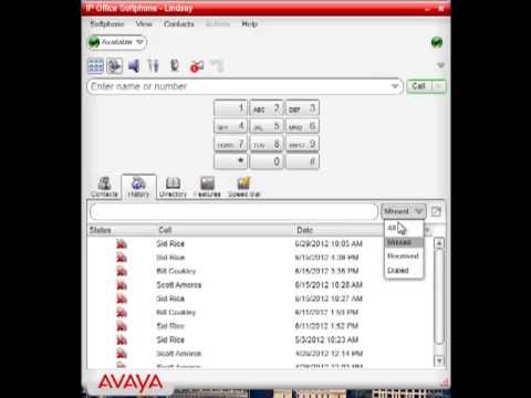 Avaya softphone user manual